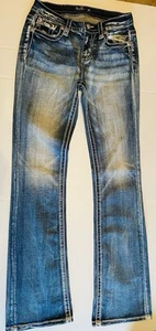 Miss Me Denim Jeans Size 27 Mid-rise Bootcut - Picture 1 of 7