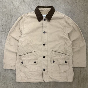 Vintage Orvis Men’s XL Tan Brown Field Barn Chore Quilted Lined Jacket Coat - Picture 1 of 9