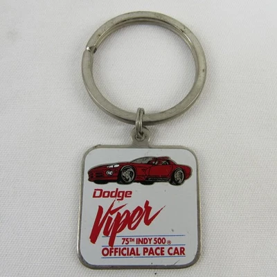 1991 Dodge Viper Pace Car & Indianapolis 500 Event Keychain - Image 1 of 4