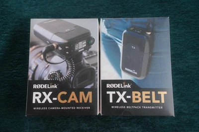 RODELink TX-BELT Transmisor y Receptor RX-CAM SISTEMA DE MICRÓFONO INALÁMBRICO NUEVO Foto 1 de 4
