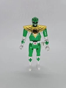 Vintage Power Rangers Green Ranger Flip Head Action Figure Bandai 1993 Shield A3 - Picture 1 of 2