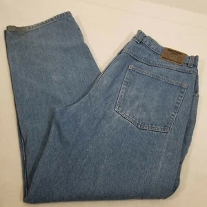Smith's 1906 Premium Denim Workwear Jeans High Rise Crosstown Blue Size 38/32 - Picture 1 of 9