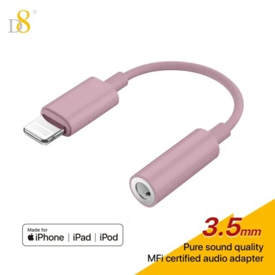 For Apple Earphone iPhone to 3.5mm Jack Adapter Cable MFI Audio Adaptor - Image 1 of 4