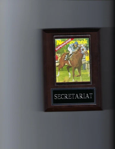 SECRETARIAT PLAQUE HORSE RACING MAGAZINE PHOTO PLAQUE Cover