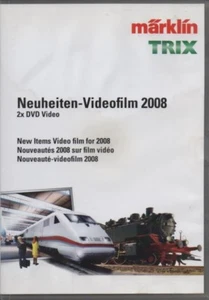 2 x DVD MÄRKLIN & TRIX "Neuheiten-Videofilm 2008" Modellbahnanlagenbau #121288 - Picture 1 of 2