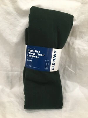 Leggings Jersey Old Navy Para Mujer Tiro Alto Forrados de Vellón Tiro Alto Verde talla 2X,3X Foto 1 de 3