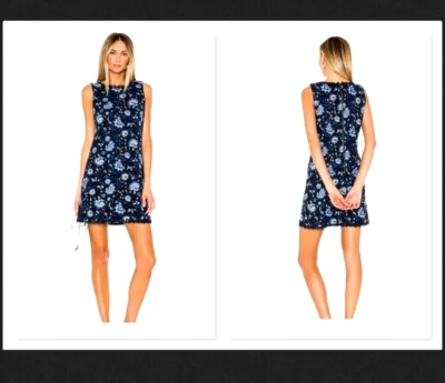 Nuevo ALICE + OLIVIA MUJER MINI VESTIDO RECTO CLYDE ACIANO MULTI Foto 1 de 4