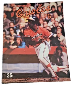 Baltimore Orioles Official Program 1976 MAGAZINE - Picture 1 of 7