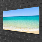 Image sur verre acrylique Tableau Impression 100x50 Paysage Mer