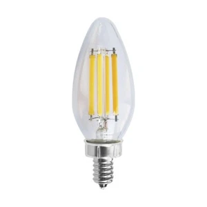 Satco S11383 - 8 Watt C11 LED Light Bulbs - 2700K (6 Pack) - Picture 1 of 11