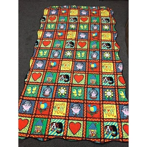 Joyce Miller 1970s Twin 96" x 56" Sears Quilted Bedspread Comforter Gramma Loves - Picture 1 of 7