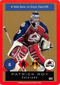 1996-97 Playoff One on One Gold #431 Patrick Roy UR - Picture 1 of 2