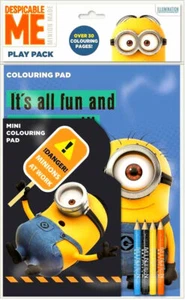 Despicable Me Minions Play Pack - Almohadillas para colorear lápices conjunto de actividades película  - Imagen 1 de 1