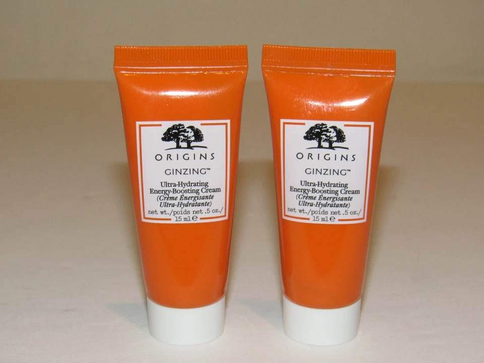 2 Origins Ginzing Ultra Hidratante Energizante Potenciador CREMA 1 OZ TOTAL 0,5 Cada una Foto 1 de 1
