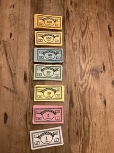 Monopoly Christmas Hasbro 2015 - Paquete completo de billetes de papel moneda - Repuesto - Imagen 1 de 2