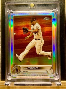 MIKE TROUT ⚾️ ANGELS💥MVP💥RAINBOW 💥REFRACTOR💥GEM MINT💎SP💥TOPPS CHROME