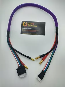 24 Long RC Balance Charge Lead Charger 4mm 2s/4s battery 4/5mm banana - Picture 1 of 4