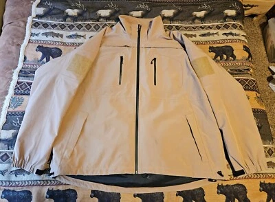 5.11 Tactical Sabre Jacket Mens 3XL XXXL Beige Full Zip Concealed Carry NO HOOD - Image 1 of 4