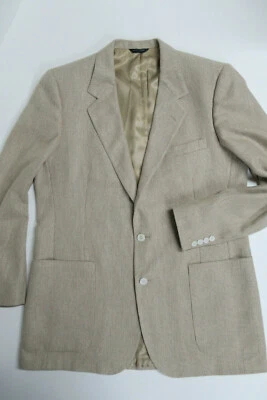 Casaco/blazer esportivo LANVIN PARIS 42? Mistura de seda bege - Imagem 1 de 4