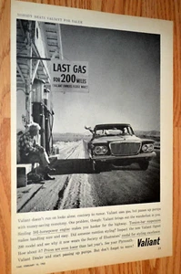 1962 PLYMOUTH VALIANT ORIGINAL VINTAGE ADVERTISEMENT PRINT AD-62 - Bild 1 von 1
