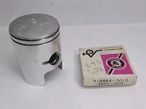 Vintage Arctic Cat Snowmobile 1975 El Tigre Z 250 piston 3001-040 Rings 3001-025 - Picture 1 of 11