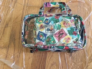 VERA BRADLEY 3 Pc Mini Ditty Travel Set CUBAN STAMPS - Retired NWOT - Picture 1 of 2