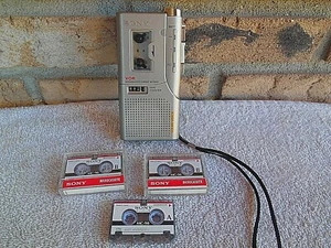 SONY MICRO CASSETTE RECORDER M-635VK - NOT TURNING SOLD AS-IS FOR REPAIR - Picture 1 of 12