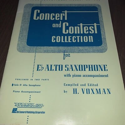 HAL LEONARD Concert and Contest Collection for Eflat Alto Saxophone Voxman - Image 1 of 4