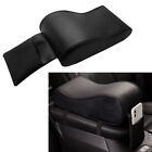 PU Memory Foam Console Armrest Box Cushion Pad Mat Set for Car SUV black Carbon