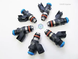 Set of 6 AUS Injectors 350 cc 33 Lb HIGH FLOW fit {V6 3.7L} FORD MUSTANG [D6-0] - Picture 1 of 6