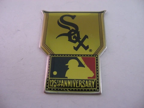 Small MLB White Sox 125th Anniversary Plaque Placard Award Cover