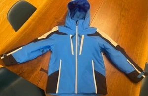 Obermeyer Teen Size Small (8) Ski Snowboard Jacket 7 PocketZips Hood Waterproof - Picture 1 of 8
