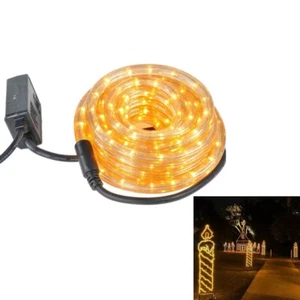 TUBO LUMINOSO LED LUCI DI NATALE IMPERMEABILE ESTERNO BIANCO CALDO 10 METRI - Foto 1 di 2