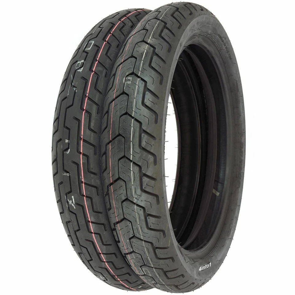 Dunlop D404 Tire Set - Honda CL/SL350 CB/CL450K CB500/550 CB750 69-78 Tires Only - Imagem 1 de 1