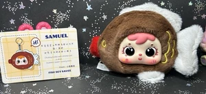 Samuel Fried Shrimp Series: Fish Mini-plush NEW Open Bag, Card - Picture 1 of 3