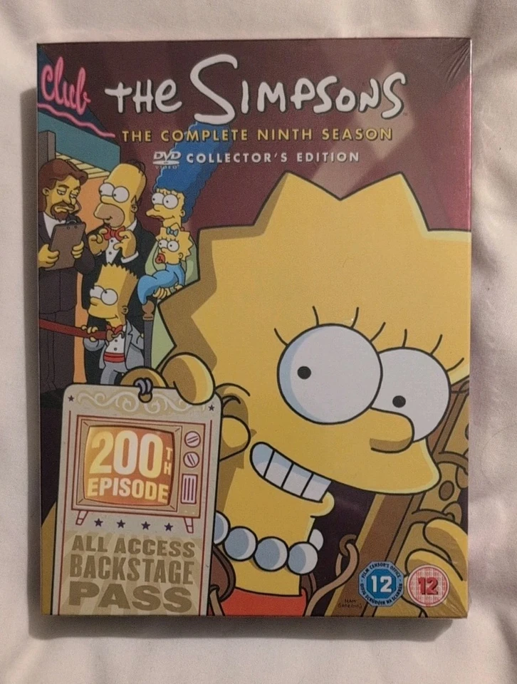 The Simpsons - Series 9 - Complete (DVD, 2007) New Sealed - Image 1 of 2