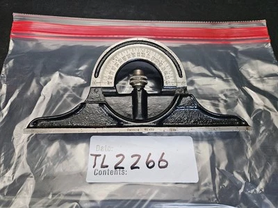 STARRETT #PR-1224S EDP#52515 PROTRACTOR HEAD ONLY W/BOX (TL2266) - Image 1 of 4