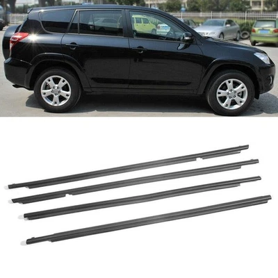 4x Cinturón de moldura de ventana de puerta automática para Toyota RAV4 2006-2012 Foto 1 de 4
