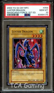 PSA 10 GEM MINT Luster Dragon MFC-058 ULTRA RARE 1st Edition MFC Yugioh Card 175 - Picture 1 of 3