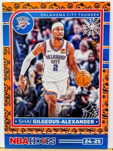 Aros embrujados Panini NBA 2024-25 Shai Gilgeous-Alexander #148 naranja calabaza OKC - Imagen 1 de 1