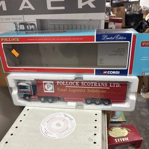 Corgi 76401 Scania Curtainside - Pollock (Scotrans) Ltd. - Picture 1 of 1