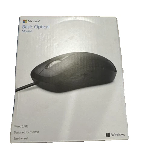 Microsoft Basic Optical Mouse v 2.0 Model 1113 USB Wired - Image 1 of 1