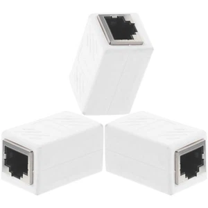3 Pcs Ethernet-Buchse-zu-Buchse-Koppler Ethernet- Weiblich Auf - Afbeelding 1 van 12
