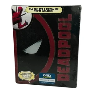 Deadpool Blu-ray + DVD SteelBook Limited Edition – Best Buy Exclusive, OOP, RARE - Foto 1 di 4