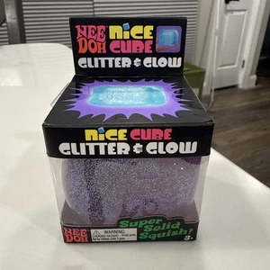 Bonito cubo Nee Doh púrpura Schylling lento aplastamiento inquieto juguete sensorial - Imagen 1 de 5