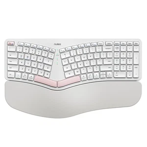 RT05B Wireless Ergonomic Keyboard, Split Keyboard with Cushioned Wrist Rest, ... - Picture 1 of 7
