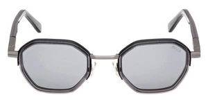 Ermenegildo Zegna EZ0259 Sunglasses Male Shiny Gray 50mm New 100% Authentic - Picture 1 of 7