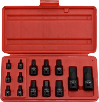 Allen Bit Socket Set Metric 14-Piece 2.5-19mm CrMo Steel Impact Grade NEIKO - Image 1 of 4