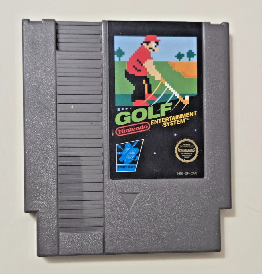 Golf  (Nintendo NES, 1984)  Cartridge Authentic and TESTED - Image 1 of 3