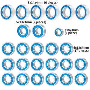 AXSPEED 26Stk Dichtes Lager für Losi für LMT 4x4 Grave Sonuva Digger RTR RC 1/8 - Picture 1 of 7